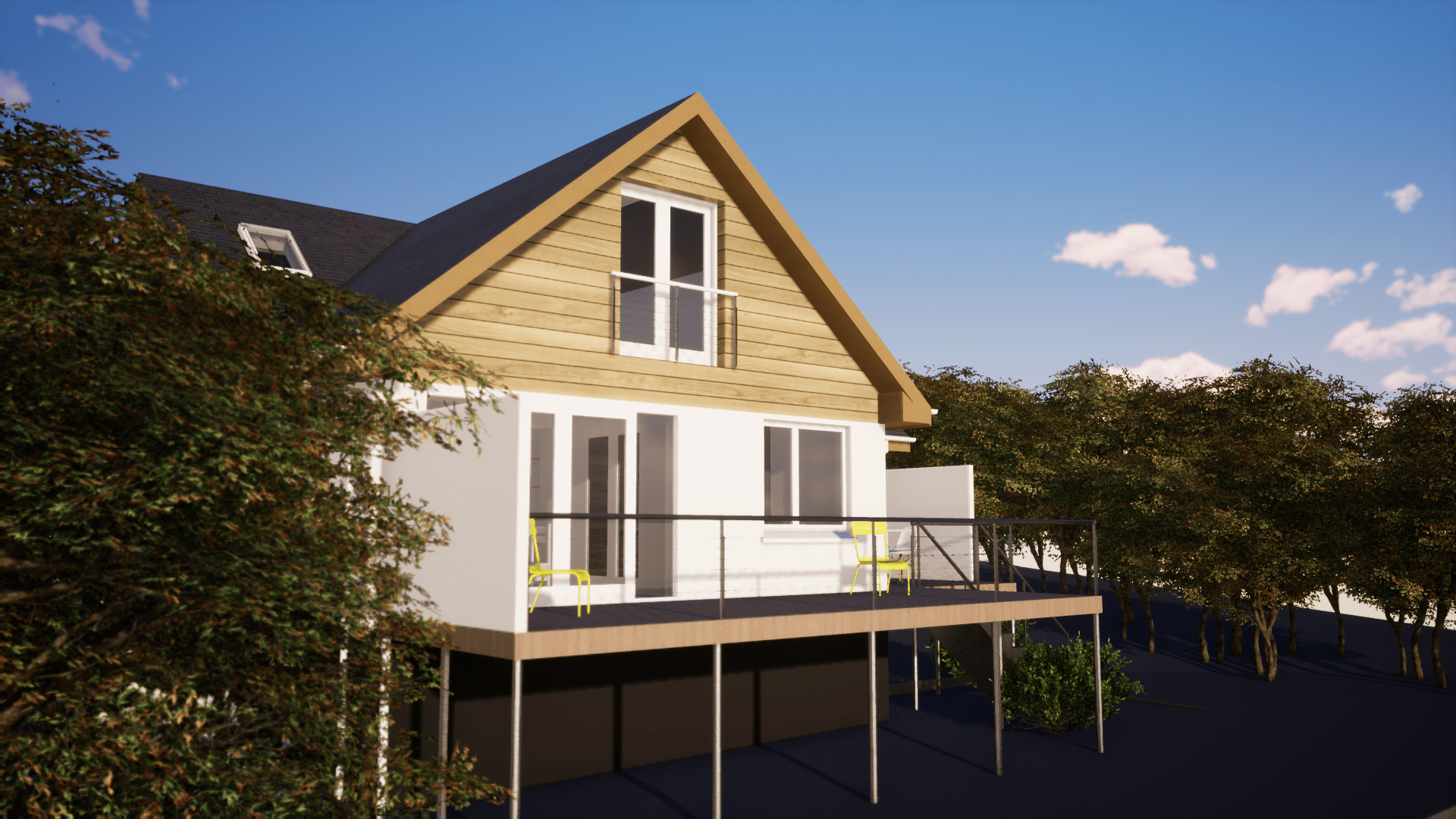 Märraum Architects_Falmouth_Loft conversion_external cgi