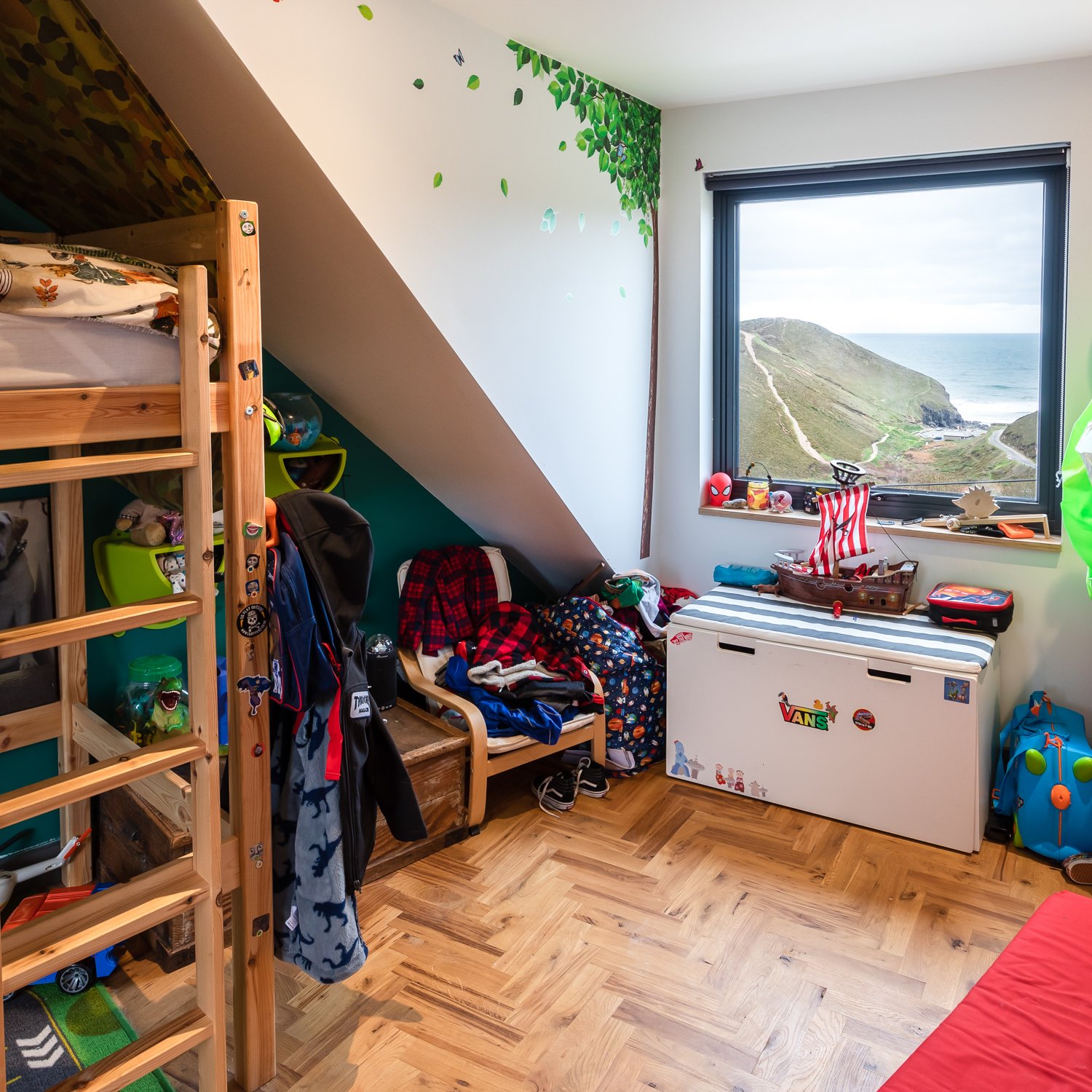 Märraum Architects_Chapel Porth_Full House renovation_Boys Bedroom 1 Sq