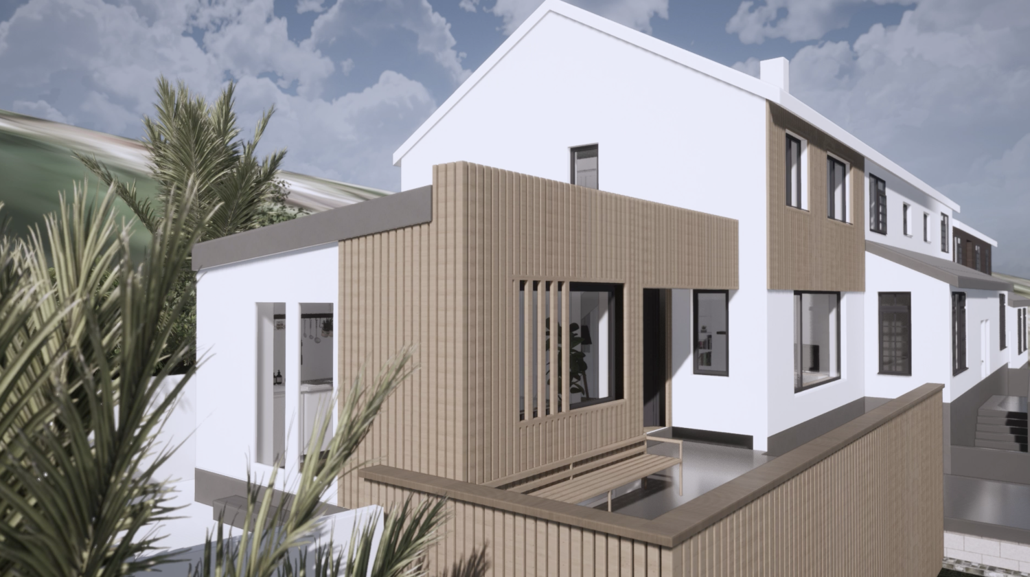Märraum Architects_Bowjey_Newlyn_Side Extension_cgi-1