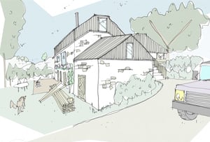 Marraum Architects Renovation Sketch