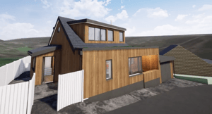 Digitally Generated house by Marraum Architects