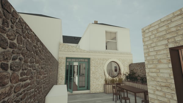 Märraum Architects_20 Florence Terrace_Rear Extension_Falmouth_cgi