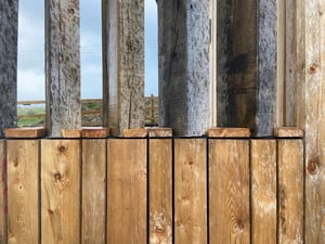 wooden fence